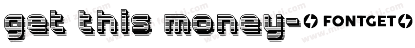 get this money字体转换